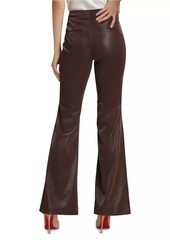 Alice + Olivia Andrew Faux Leather Bootcut Pants