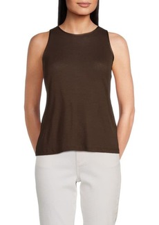 Alice + Olivia Angelina Crewneck Tank Top