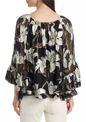 Alice + Olivia Ardelia Floral Off-the-Shoulder Blouse