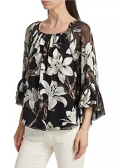 Alice + Olivia Ardelia Floral Off-the-Shoulder Blouse