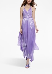 Alice + Olivia Arista pleated maxi dress