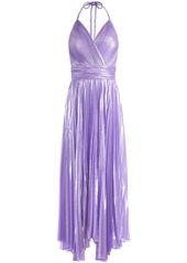 Alice + Olivia Arista pleated maxi dress