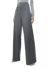 Alice + Olivia Aspen High-Rise Double-Waist Pants