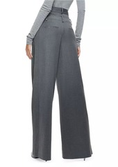 Alice + Olivia Aspen High-Rise Double-Waist Pants