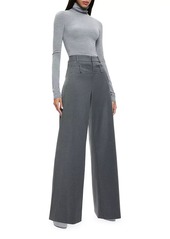 Alice + Olivia Aspen High-Rise Double-Waist Pants