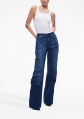 Alice + Olivia Cay wide-leg cargo jeans