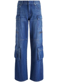 Alice + Olivia Cay wide-leg cargo jeans