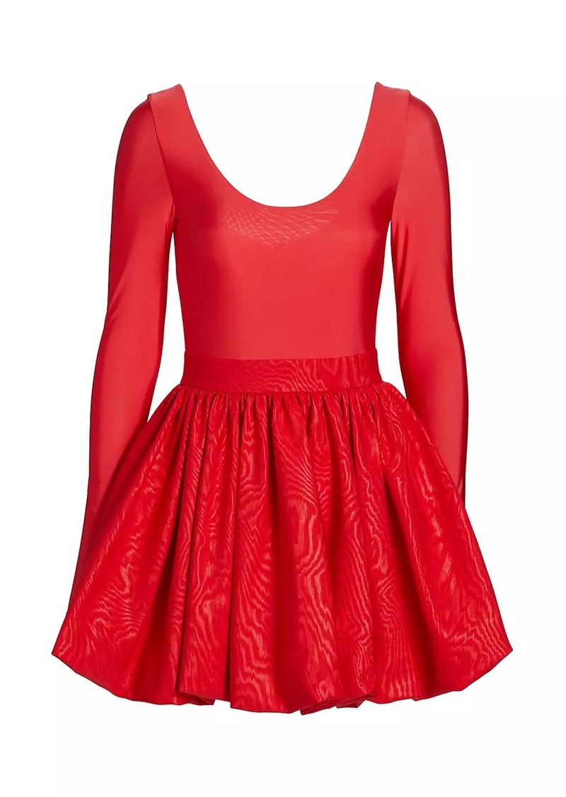 Alice + Olivia Chara Bubble-Hem Minidress