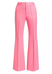 Alice + Olivia Danette Cotton Sateen Flared Pants