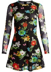 Alice + Olivia Delora floral-print mini dress