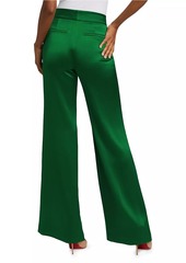 Alice + Olivia Dylan High-Rise Wide-Leg Pants