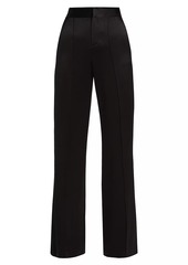 Alice + Olivia ​Dylan Silk High-Waisted Wide-Leg Pants