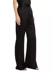 Alice + Olivia ​Dylan Silk High-Waisted Wide-Leg Pants