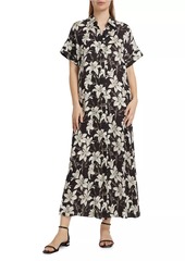 Alice + Olivia Edyth Floral Maxi Shirtdress