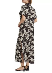 Alice + Olivia Edyth Floral Maxi Shirtdress