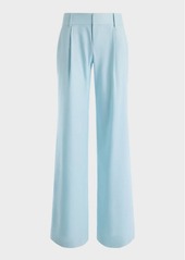 Alice + Olivia Eric Low-Rise Wide-Leg Pants