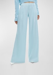 Alice + Olivia Eric Low-Rise Wide-Leg Pants