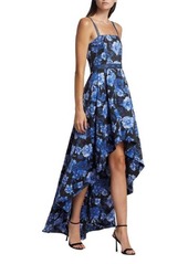 Alice + Olivia Florence Floral High Low Gown