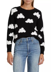 Alice + Olivia Gleeson Fuzzy Cloud Sweater