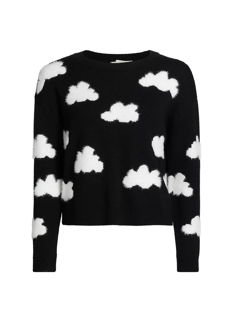 Alice + Olivia Gleeson Fuzzy Cloud Sweater