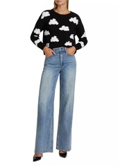 Alice + Olivia Gleeson Fuzzy Cloud Sweater