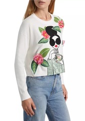 Alice + Olivia Gleeson Staceface Pullover