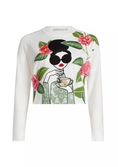 Alice + Olivia Gleeson Staceface Pullover