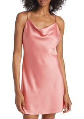 Alice + Olivia Harmon Satin Mini Slip dress