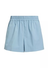 Alice + Olivia Harris Cotton Twill Boxer Shorts