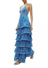 Alice + Olivia Imogene Tiered Maxi Dress