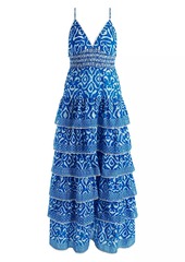 Alice + Olivia Imogene Tiered Maxi Dress