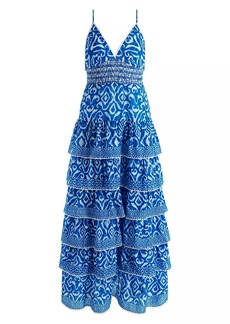 Alice + Olivia Imogene Tiered Maxi Dress