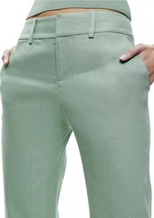 Alice + Olivia Janis Linen-Blend Crop Pants