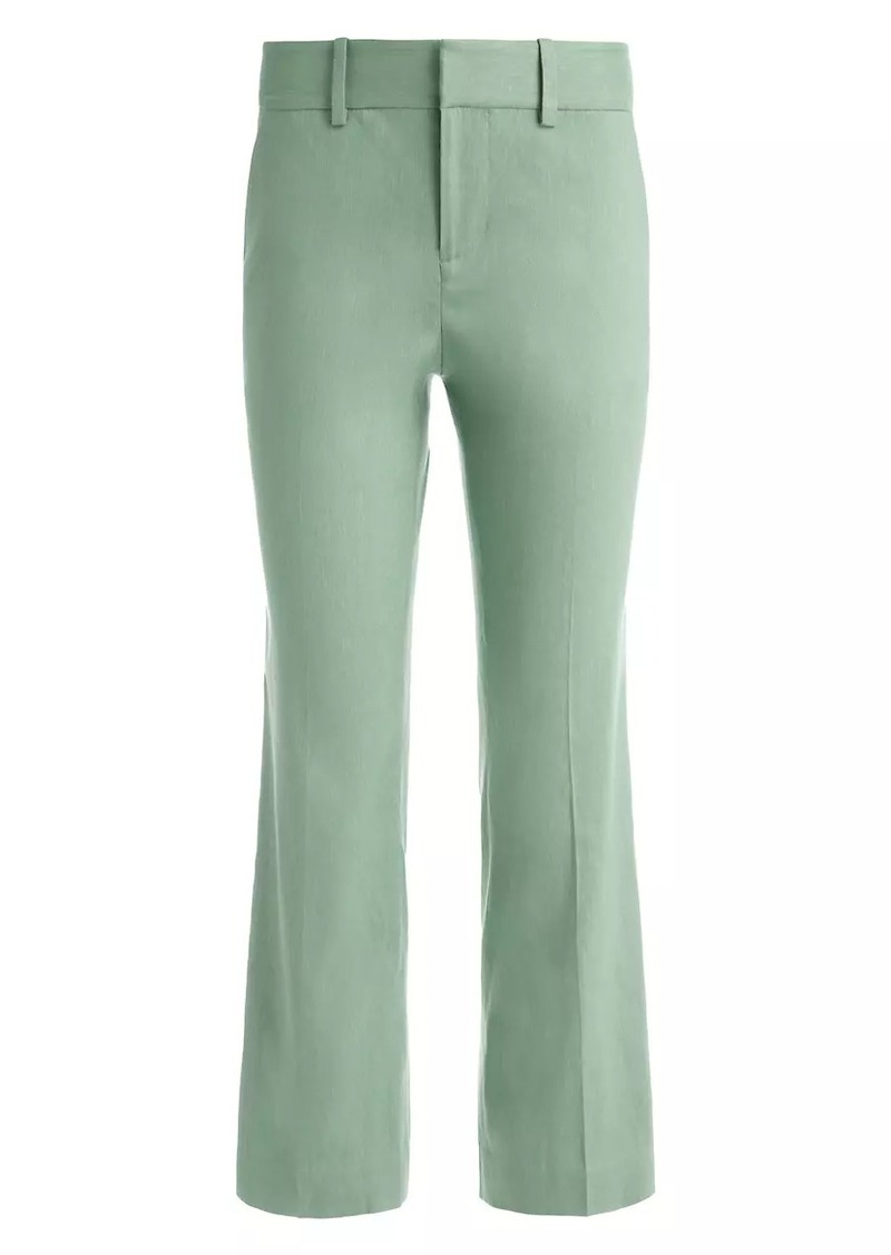 Alice + Olivia Janis Linen-Blend Crop Pants