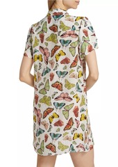 Alice + Olivia Jem Butterfly Mini Shirtdress