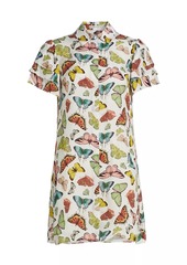 Alice + Olivia Jem Butterfly Mini Shirtdress