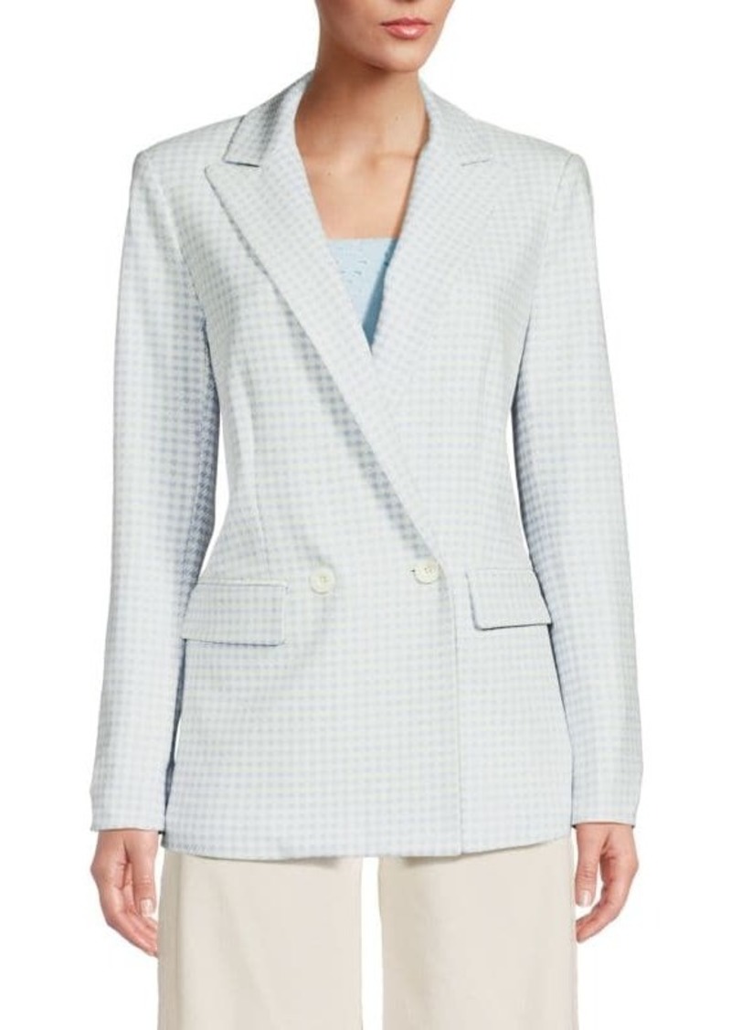 Alice + Olivia Justin Checked Blazer