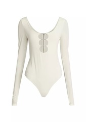 Alice + Olivia Kalena Cut-Out Bodysuit