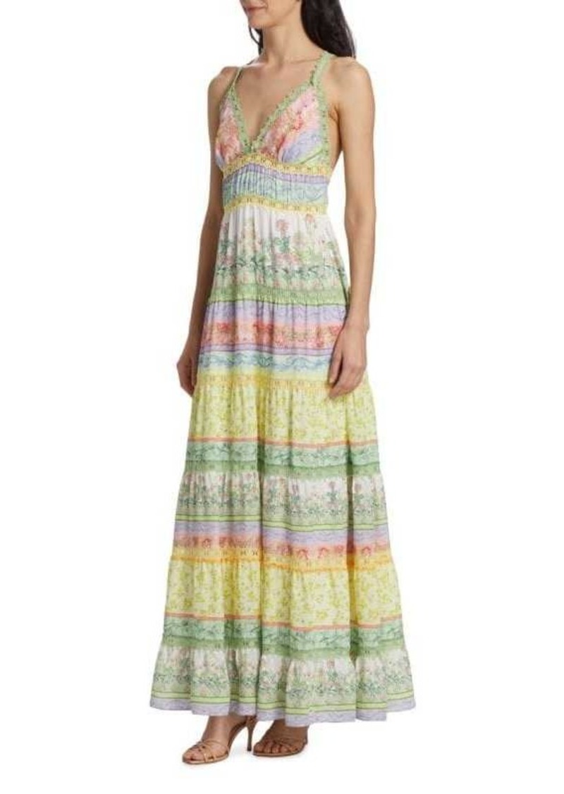 Alice + Olivia Karolina Floral Maxi Dress