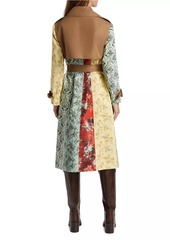 Alice + Olivia Keith Paneled Trench Coat