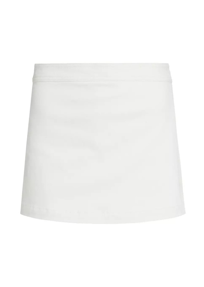 Alice + Olivia Lakelyn Denim Skort