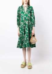 Alice + Olivia Layla floral-print tiered dress