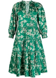 Alice + Olivia Layla floral-print tiered dress