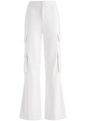Alice + Olivia Hayes faux leather cargo trousers