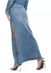 Alice + Olivia Marissa Denim Maxi Skirt