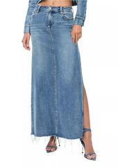 Alice + Olivia Marissa Denim Maxi Skirt