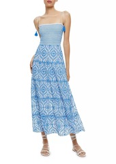 Alice + Olivia Marna Tie-Strap Maxi Dress