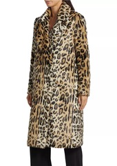 Alice + Olivia Nicholas Leopard Faux-Fur Coat