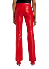 Alice + Olivia Olivia Faux-Leather Boot-Cut Pants