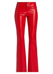 Alice + Olivia Olivia Faux-Leather Boot-Cut Pants